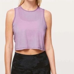 Lululemon Cinch Me Up Lavender Tank Top